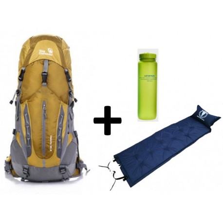 Pack Outlander backpack Capacity 40+5 + Mattress + Bottle