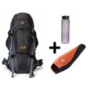 Outlander trekking backpack Denali 80 + Sleeping -10 + Bottle
